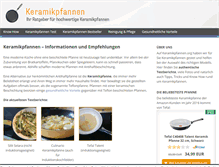 Tablet Screenshot of keramikpfannen.org